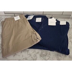 3 Pairs Croft & Barrow Womens Sz 10P Stretch Capris Pants Vacation Beach Casual
